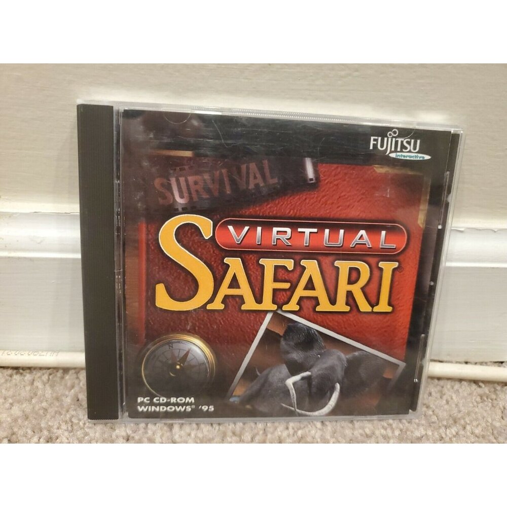 Fujitsu Interactive Virtual Safari (CD-Rom, 1995, Windows 95)